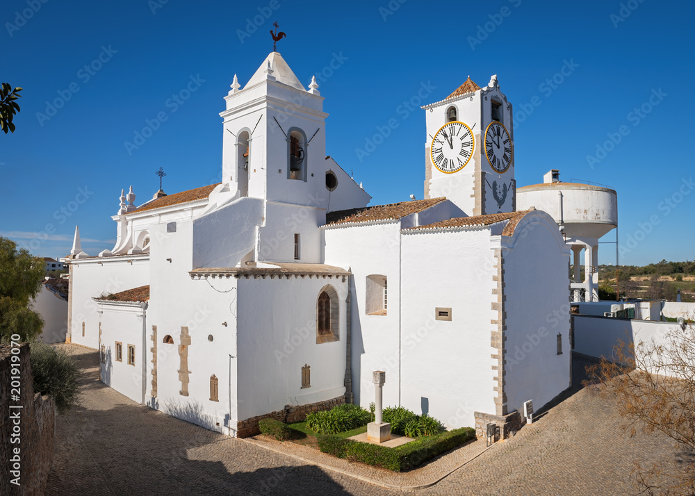 Church of St. Maria in the centre of Tavira, Algarve, Portugal