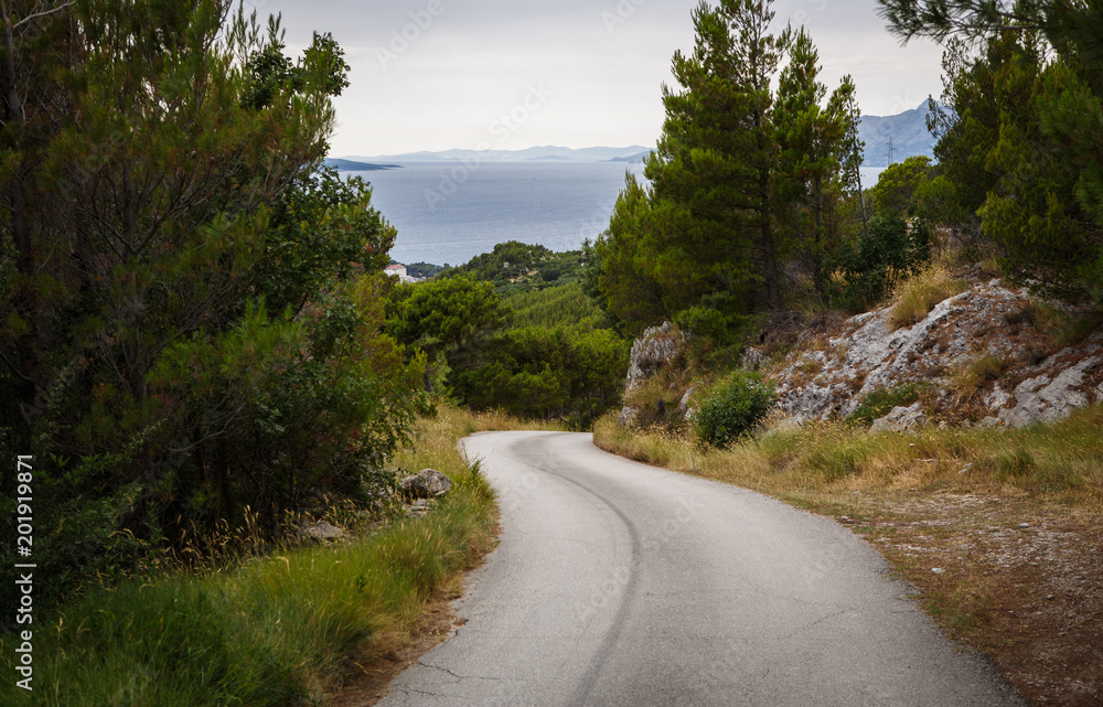 Beautiful mountain Biokovo mountain park in Croatia Beautiful mountain Biokovo mountain park in Croatia
