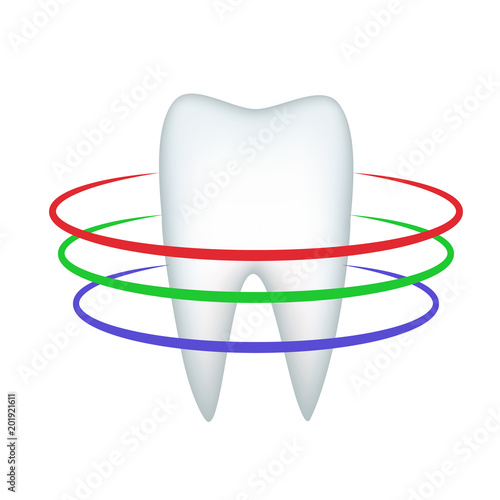 Triple protection of the white tooth from decay and destruction.