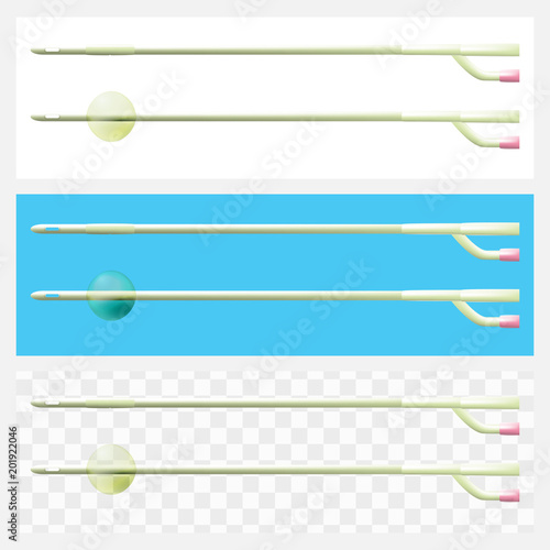 Foley balloon catheter 2-way for prolonged catheterization of the bladder and various medical manipulations. Foley catheter.
