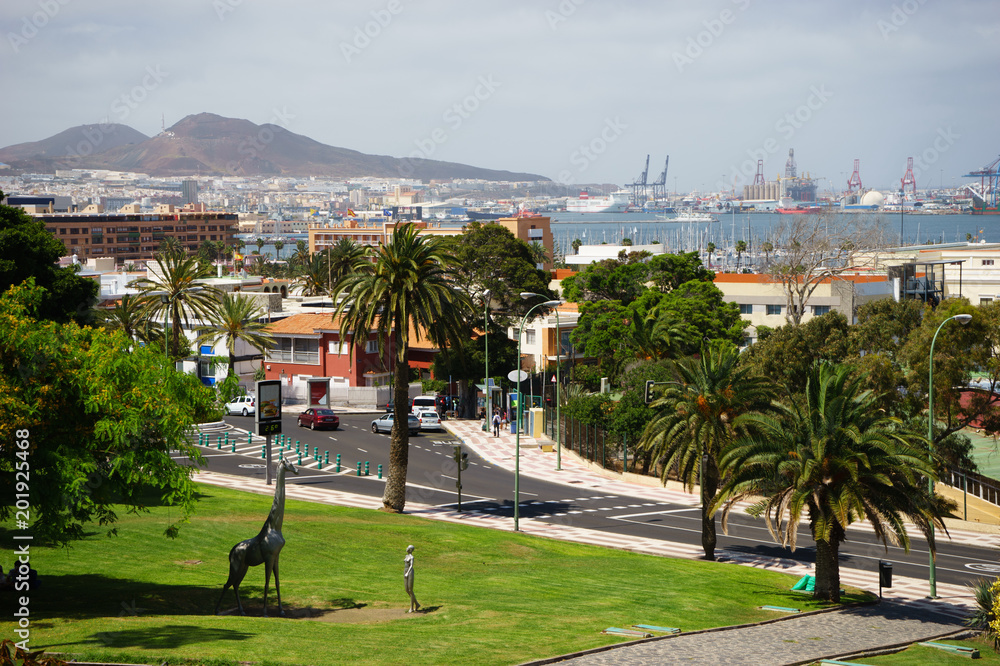 Fototapeta premium Panorama of Las Palmas de Gran Canaria