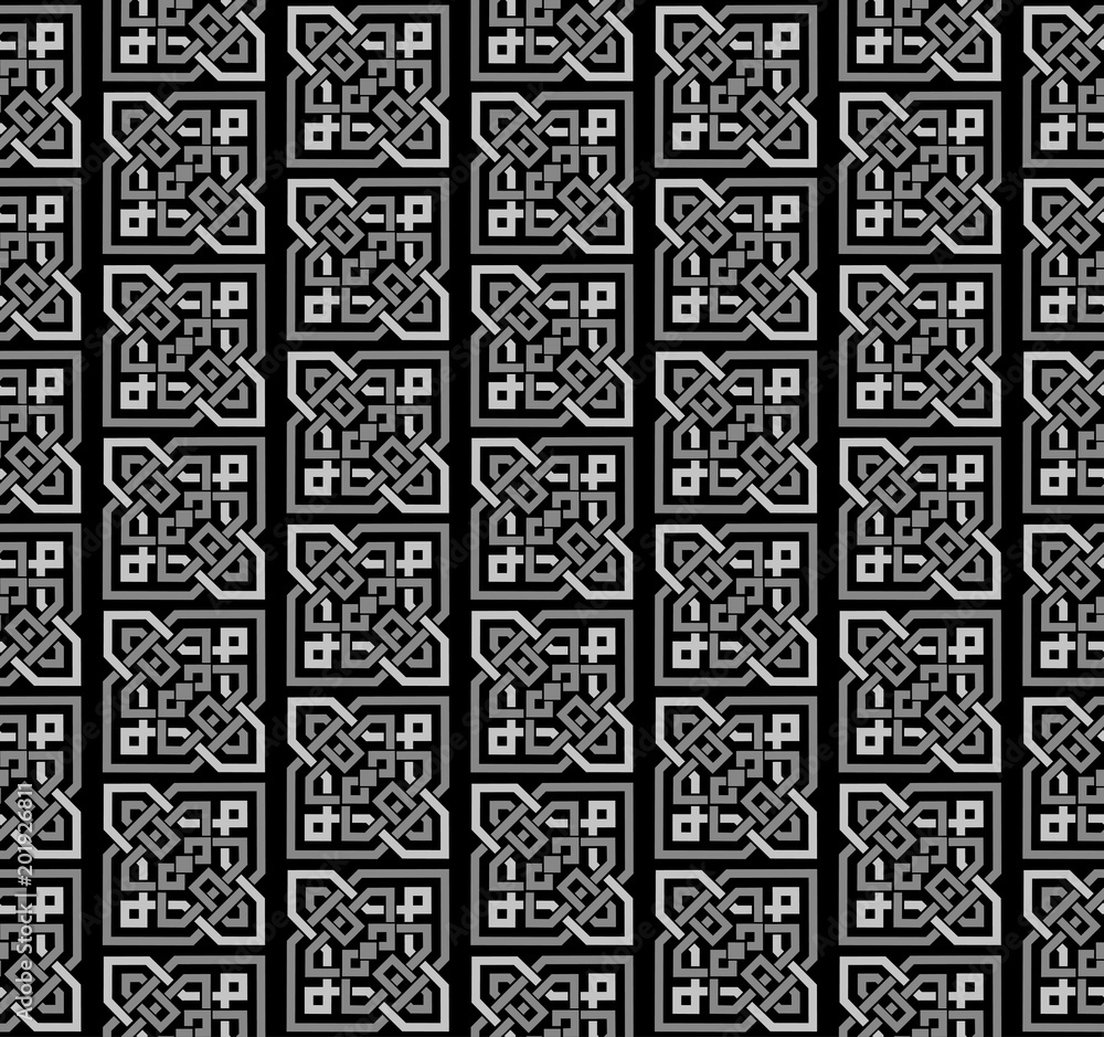 Seamless pattern decorative symmetries, ornament pattern vector illustration Seamless pattern decorative symmetries, ornament pattern vector illustration