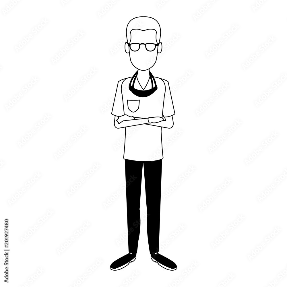 Dentist male cartoon vector illustration graphic design Dentist male cartoon vector illustration graphic design