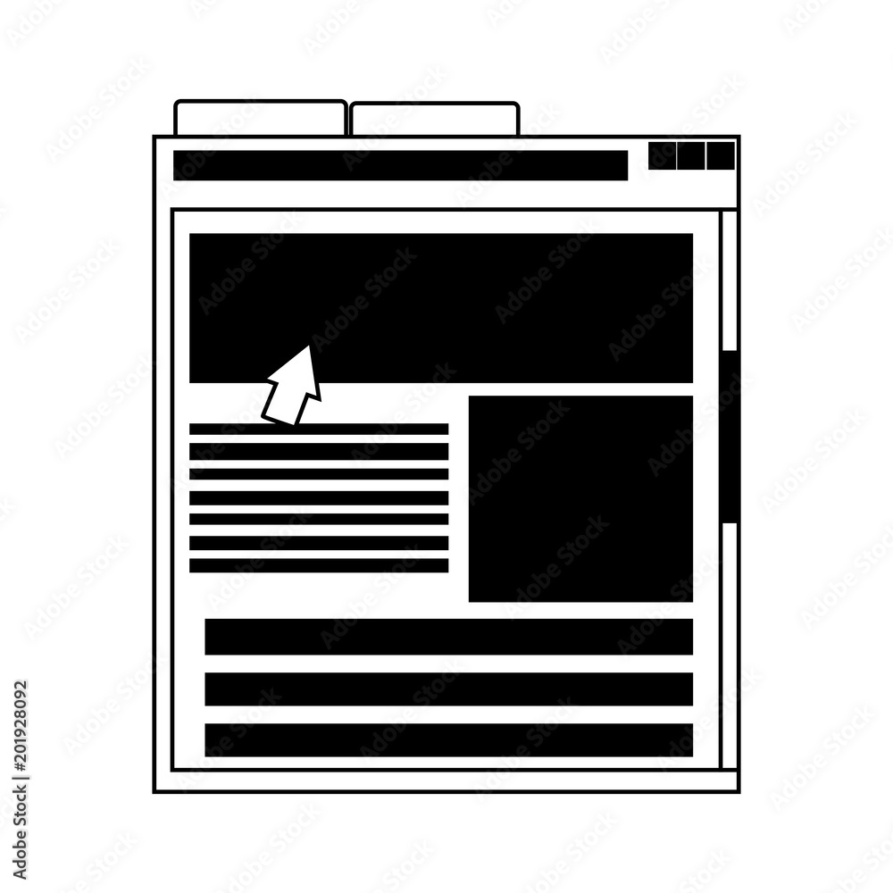 Browser windows open vector illustration graphic design Browser windows open vector illustration graphic design