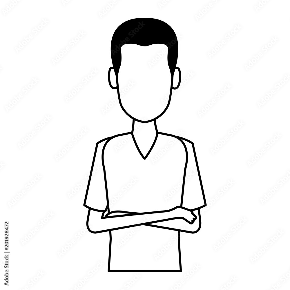 Young man cartoon vector illustration graphic design Young man cartoon vector illustration graphic design