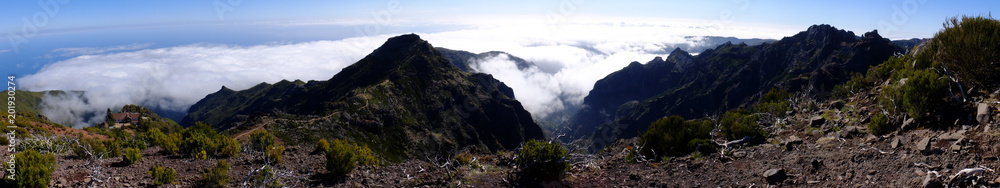 Traversée Pico do Arieiro à Pico Ruivo