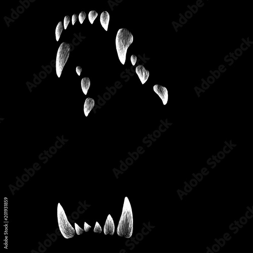  The Vector logo wolf for T-shirt design or outwear.  Hunting style wolf background.
