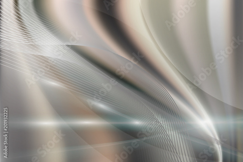 Abstract neutral background with gradient and flashes of light.