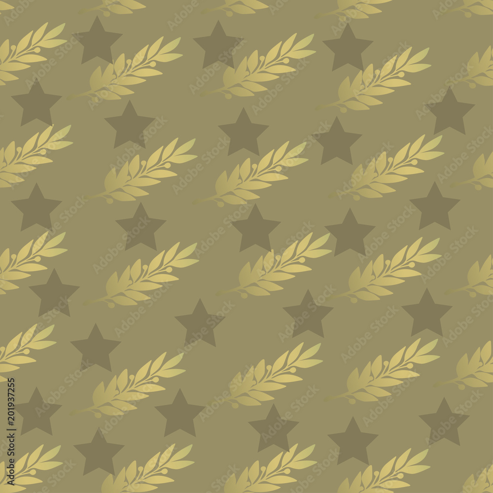 Vector stars and laurel background, holiday 23 february pattern and 9 may victory day. Eps-8. Vector stars and laurel background, holiday 23 february pattern and 9 may victory day. Eps-8.