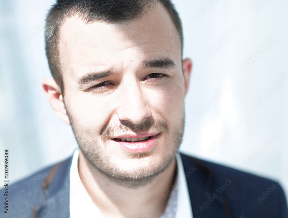 Obraz premium closeup.portrait of modern business man.