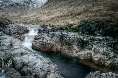 River Etive, Scotland photo