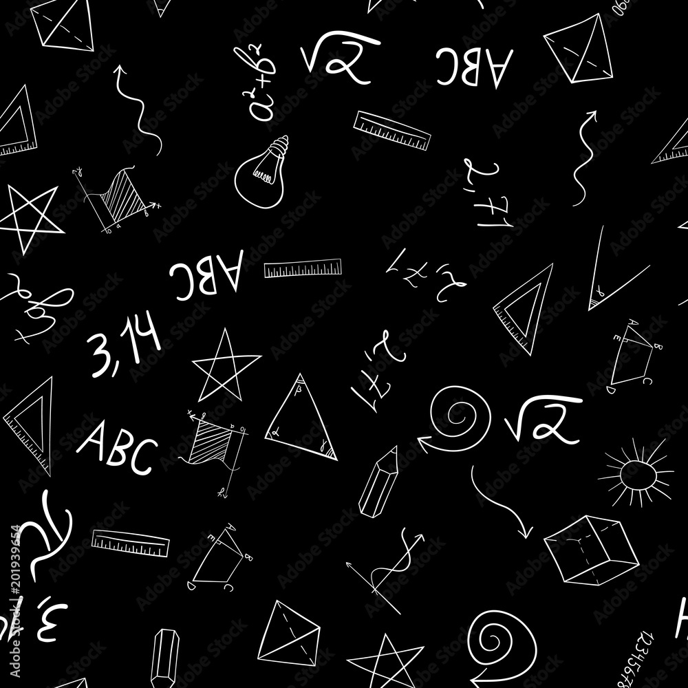 abstract vector school doodles seamless pattern abstract vector school doodles seamless pattern
