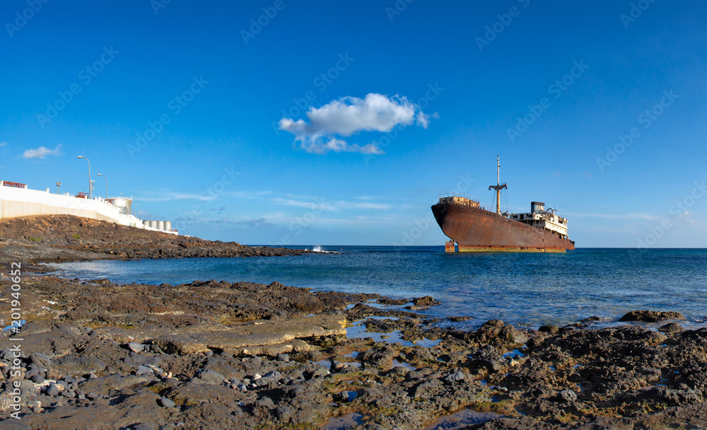 Lanzarote shipwreck Temple Hall Lanzarote shipwreck Temple Hall