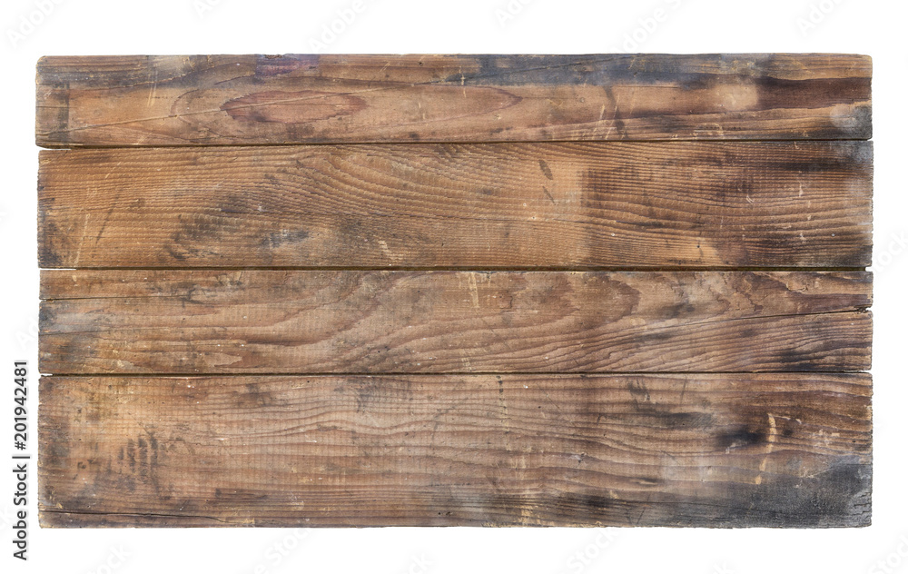 Empty wooden sign on white background, including clipping path Empty wooden sign on white background, including clipping path