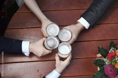 Hochzeit im Biergarten photo