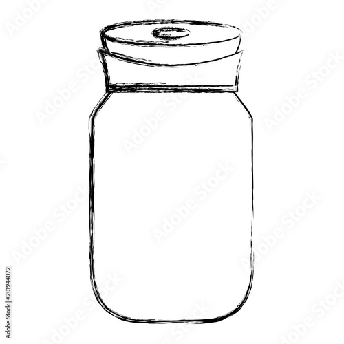 grunge transparent crystal bottle object design