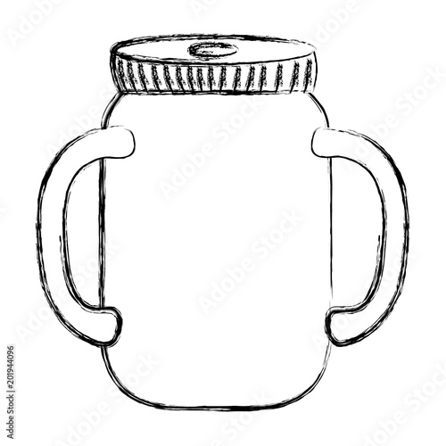 grunge preserve bottle glass object design