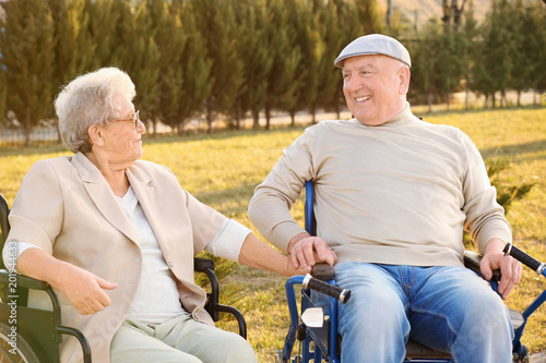 Senior man and woman from c...