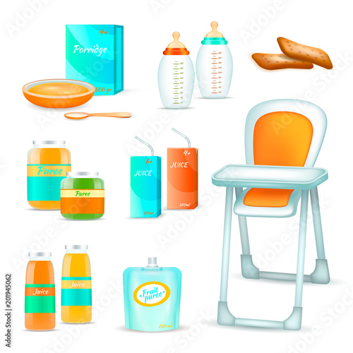 Baby Feeding 3D Set