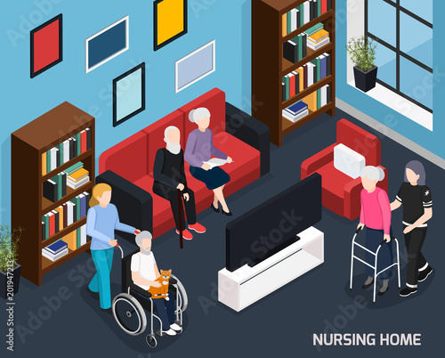 Nursing Home Isometric Composition
