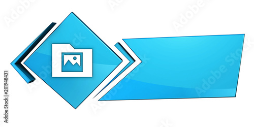 Free Download Niebieski baner 3D - GFXLoad