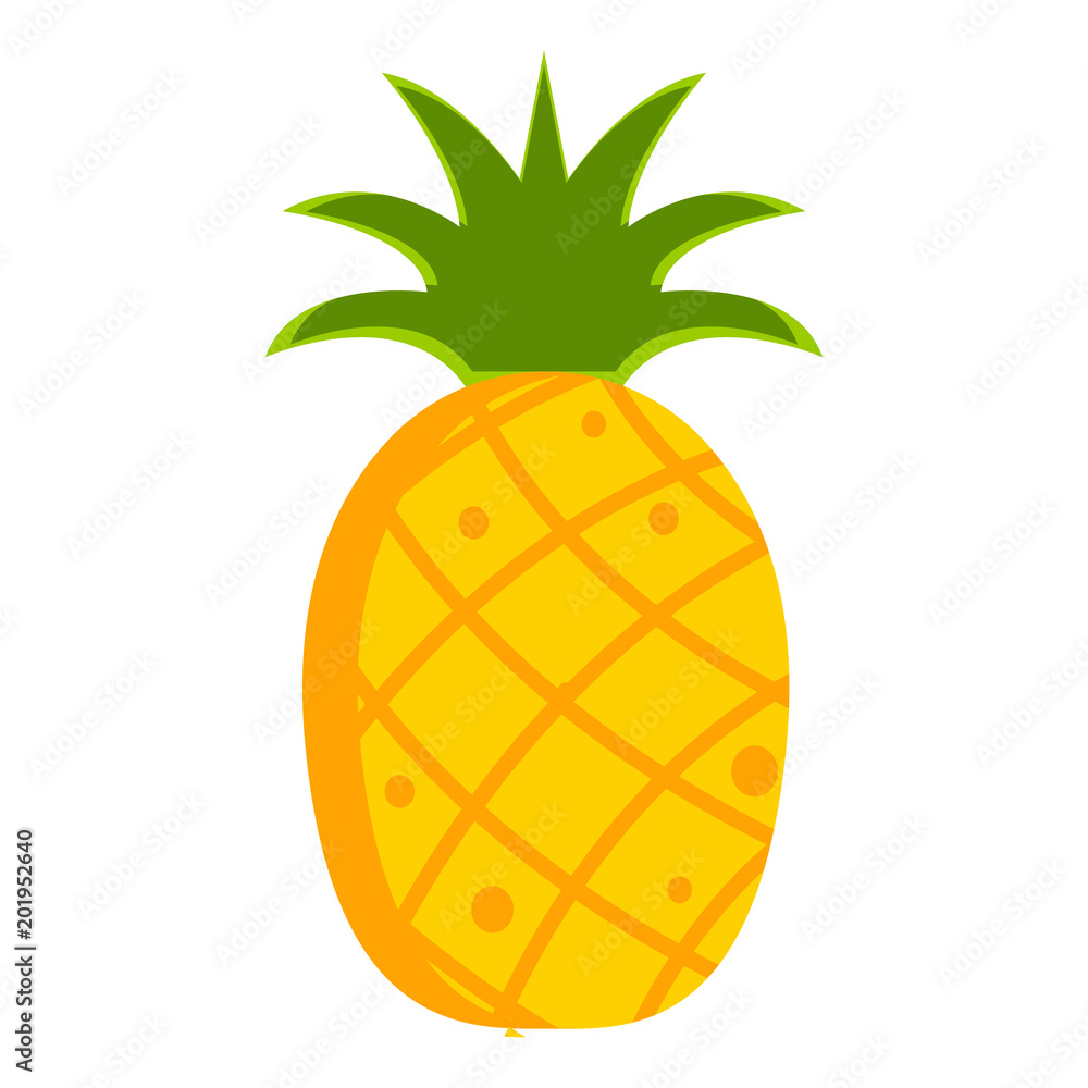 Isolated pineapple icon Isolated pineapple icon