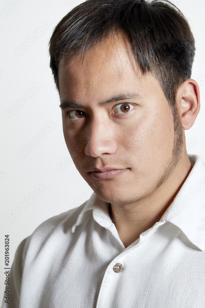 Obraz premium Man with Serious Expression