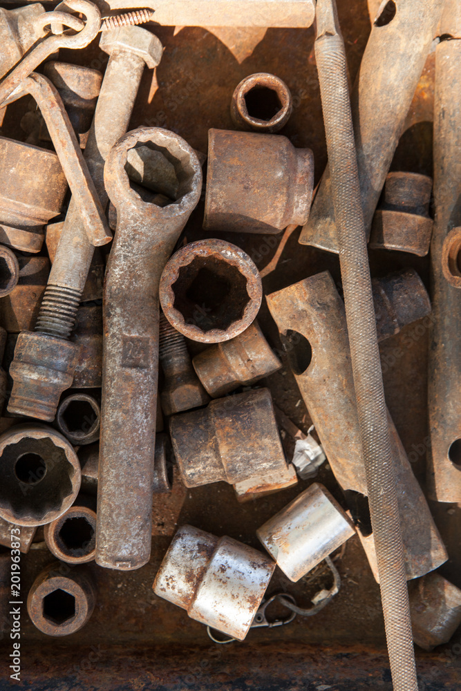 Rusted Socket Wrench 