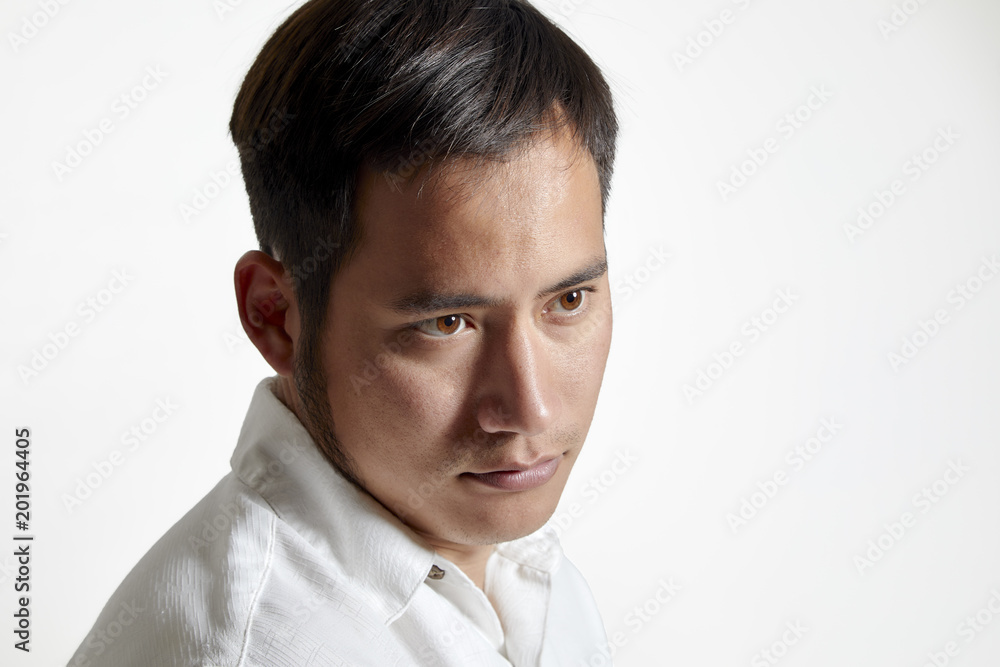 Obraz premium Man with Serious Expression