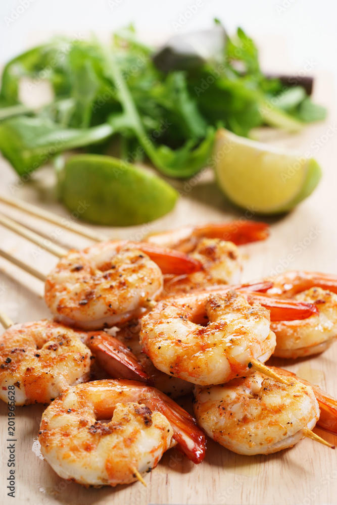 Grilled shrimps Grilled shrimps