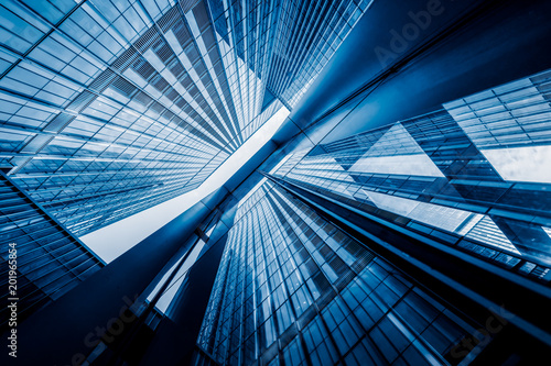 glass architecture of modern building in tokyo.