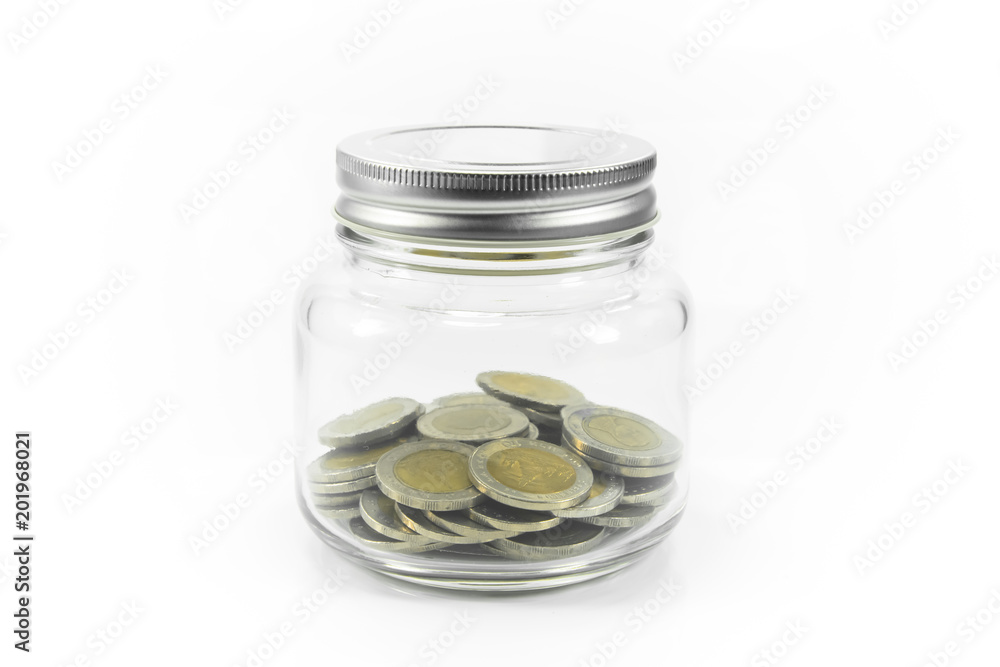 Saving Money in a Clear Bottle for the Future Saving Money in a Clear Bottle for the Future