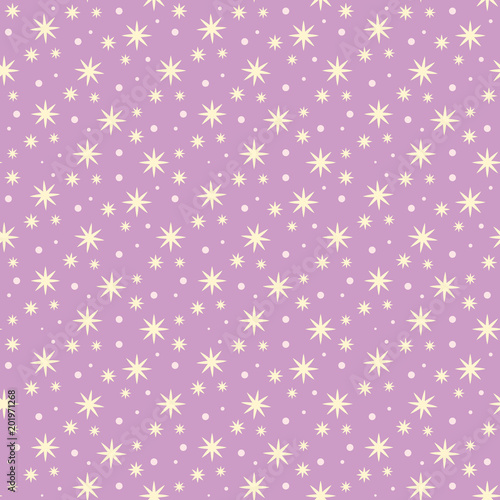 Funny colorful sparkles vector seamless pattern.