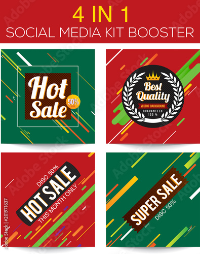 Multipurpose social media kit booster