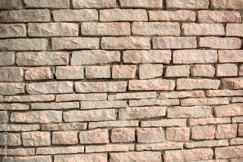 Brick color as the background.