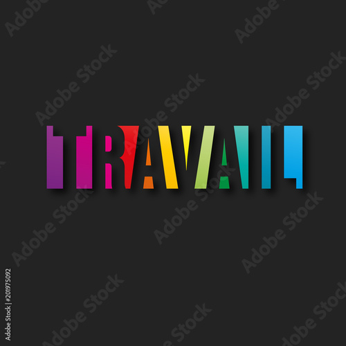 mot "travail", vecteur