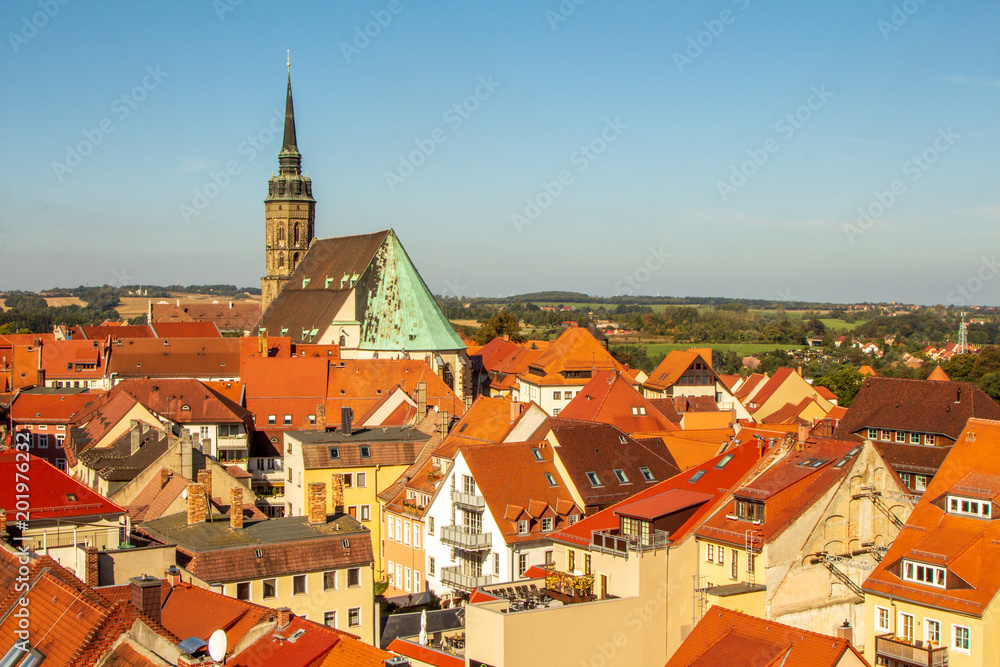 View over the rooftops of Bautzen Germany View over the rooftops of Bautzen Germany