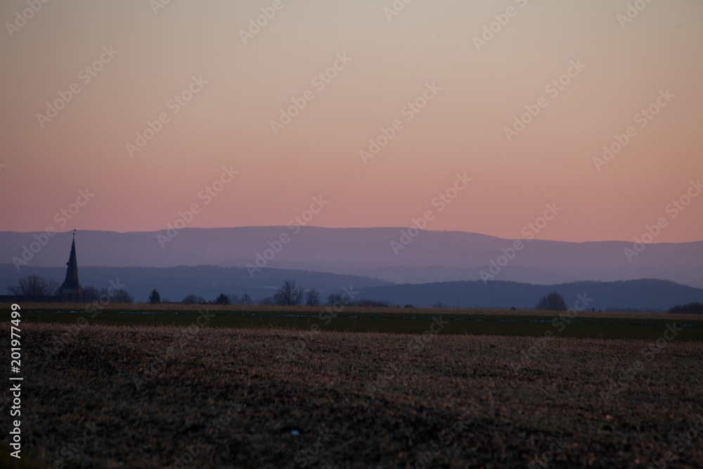 Obraz premium sonnenuntergang