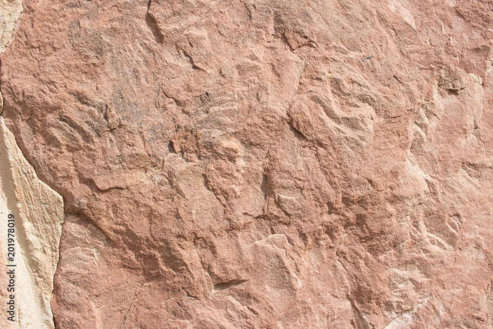 Natural red stone background 