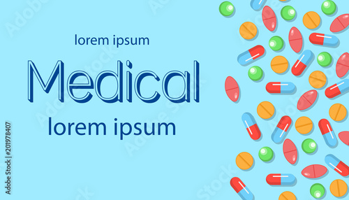 Medical and pharmacy horizontal banner