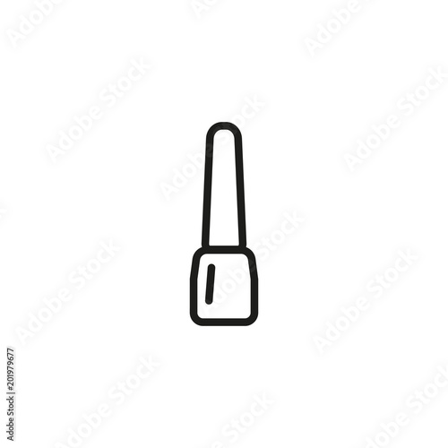 Nail lacquer line icon