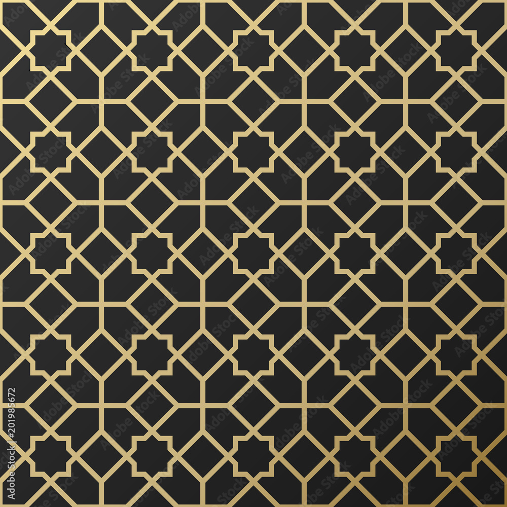 Background with seamless pattern in islamic style Background with seamless pattern in islamic style