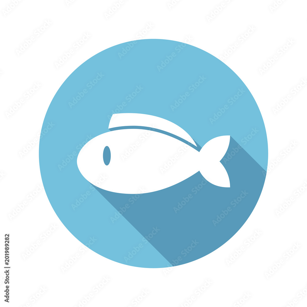 Fish flat icon vector Fish flat icon vector