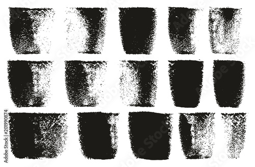 Paint Roller Bold Lines High Detail Abstract Vector Lines & Background Set 87