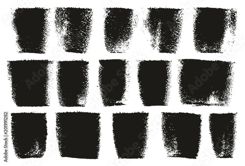 Paint Roller Bold Lines High Detail Abstract Vector Lines & Background Set 85
