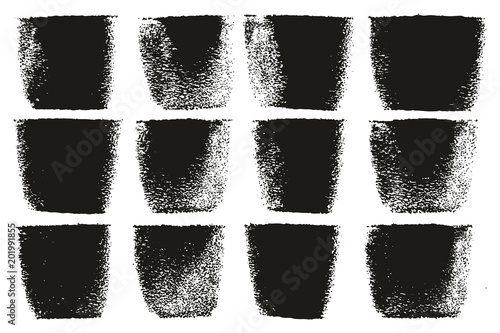 Paint Roller Bold Lines High Detail Abstract Vector Lines & Background Set 81