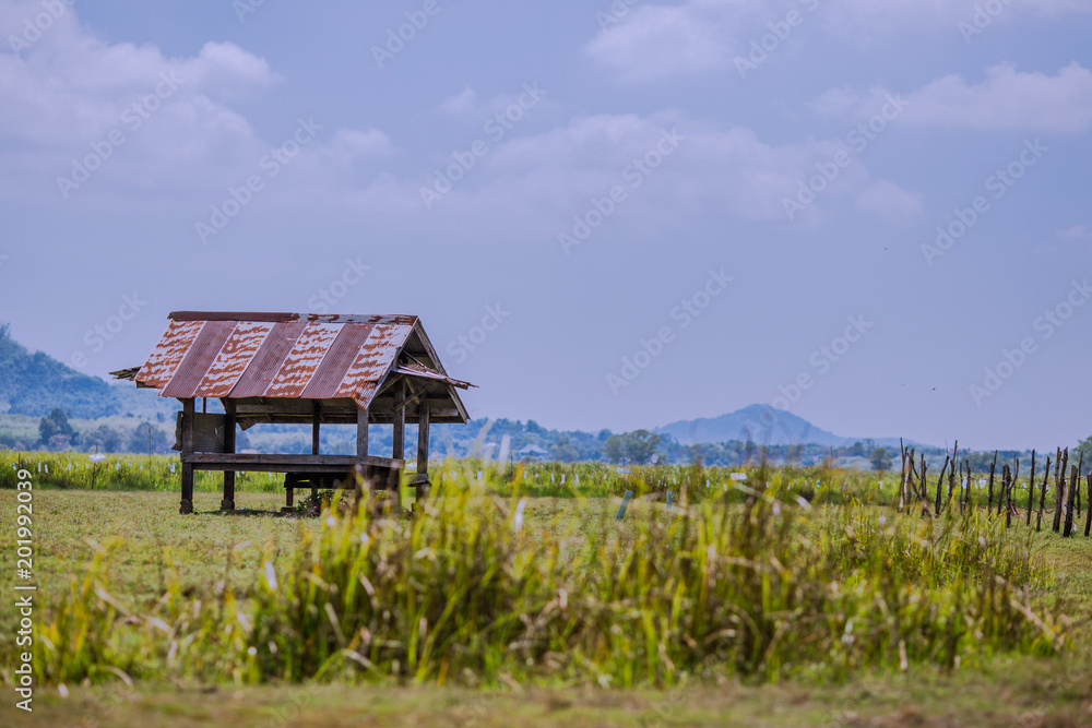 on hill top viewpoint house the sun at sunset time, Hatyai viewpoint, Songkhla, Travel in Thailand, Summer holiday vacation travel trip on hill top viewpoint house the sun at sunset time, Hatyai viewpoint, Songkhla, Travel in Thailand, Summer holiday vacation travel trip