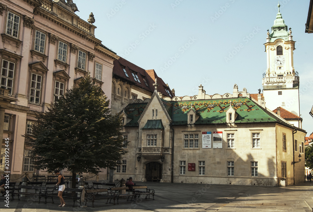 Fototapeta premium Bratislava street Slovakia