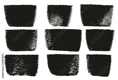 Paint Roller Bold Lines High Detail Abstract Vector Lines & Background Set 73