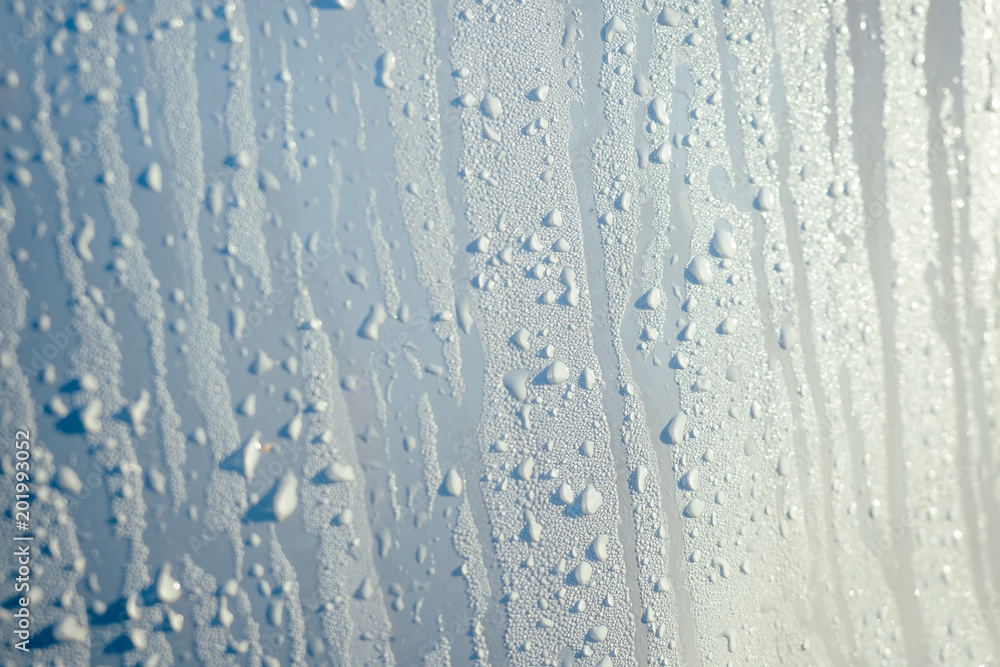 drops of rain on the window. condensate and rain on the window drops of rain on the window. condensate and rain on the window